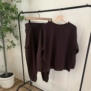 Universal Thread Dark Brown Lounge Set